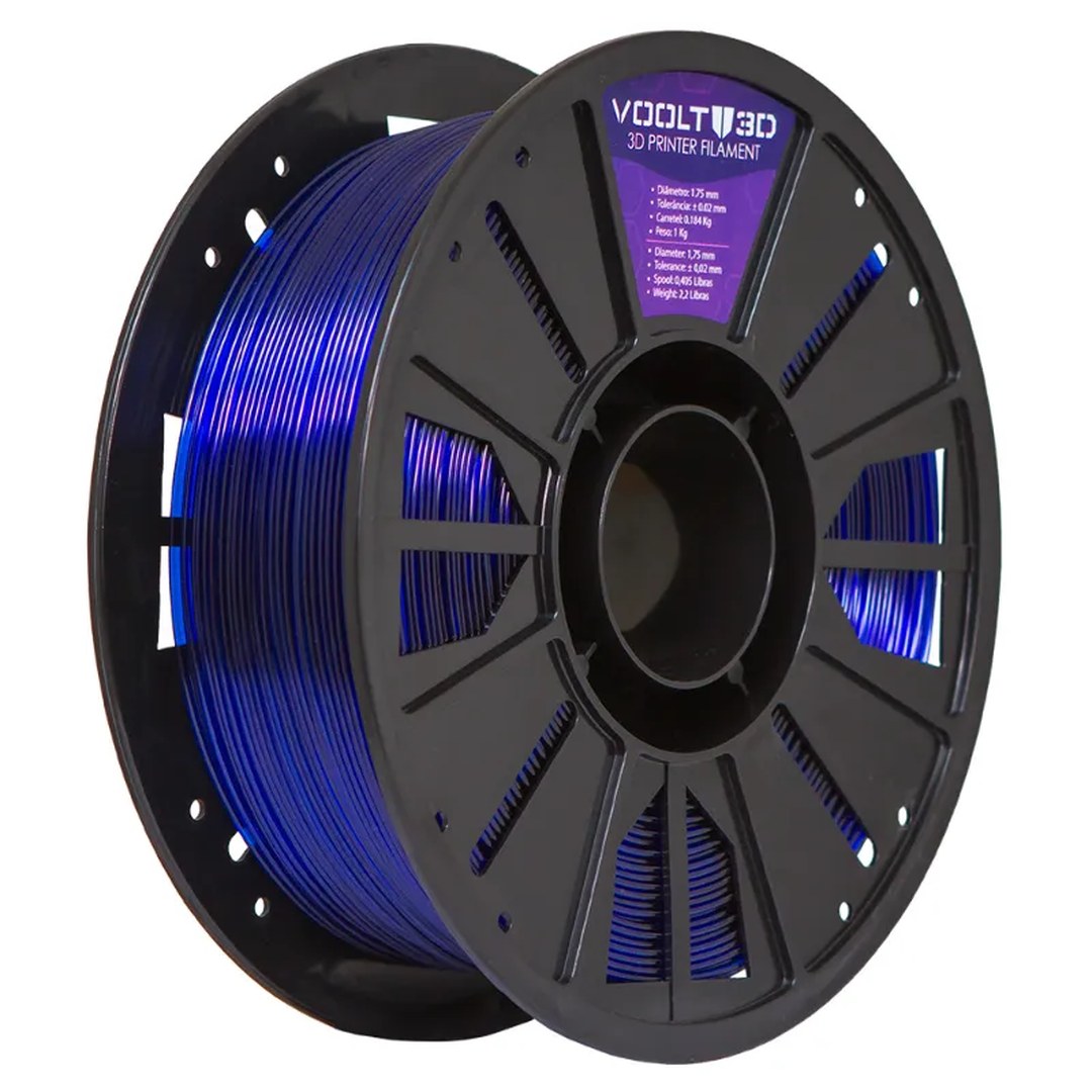 Voolt - PETG HF - Azul Marinho Translúcido