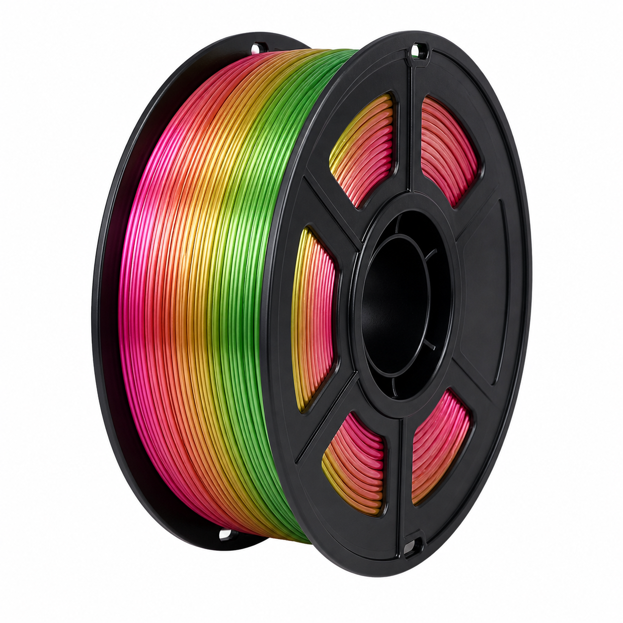 Voolt - PLA - Silk -  Dourado / Rosa choque /  Verde