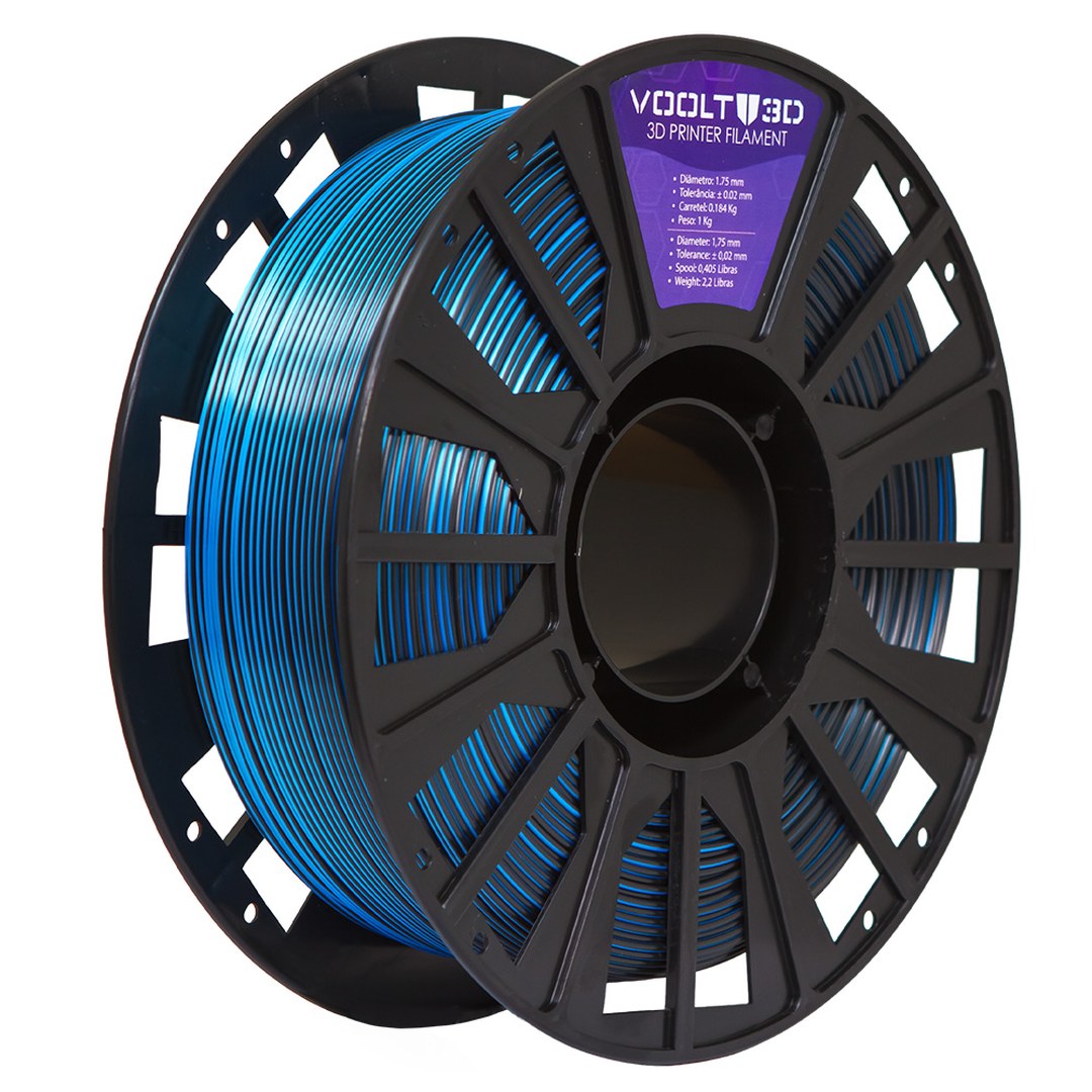 Voolt - PLA - Silk - Shadow Azul e Preto