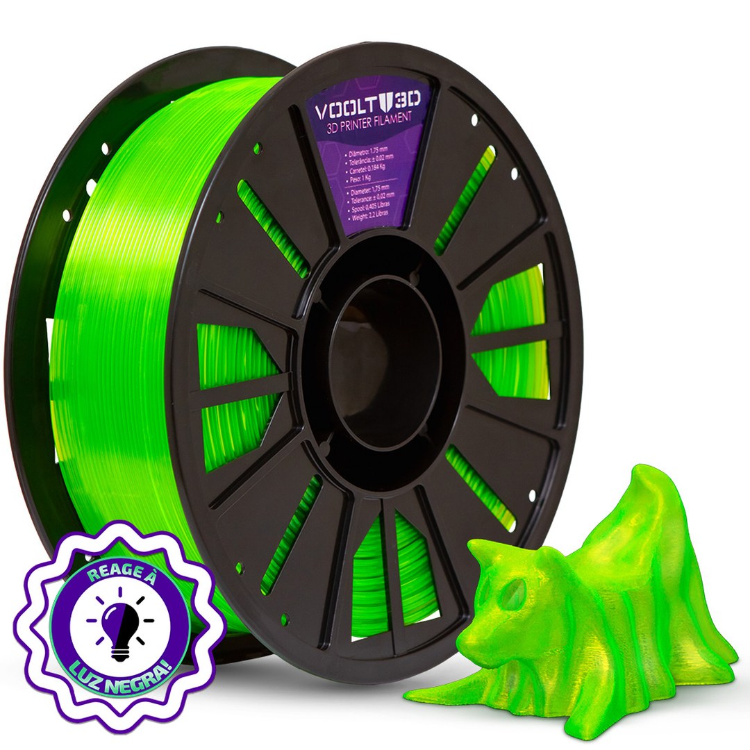 Voolt - PETG HF - Verde Neon Translúcido