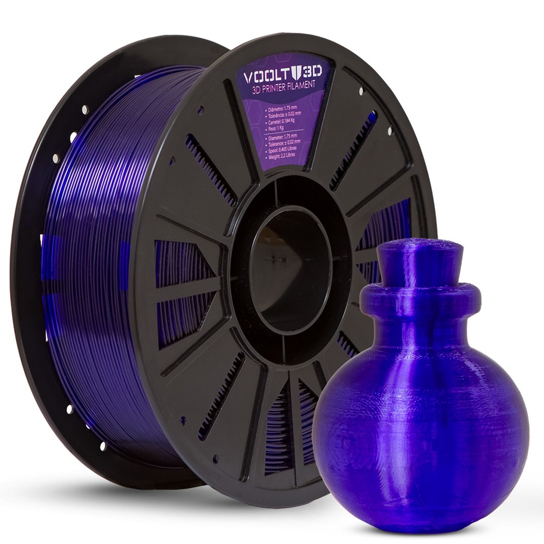 Voolt - PETG HF - Roxo Translúcido