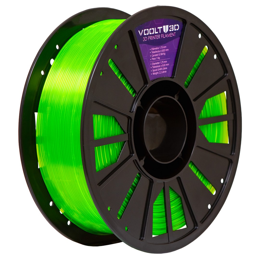 Voolt - PETG HF - Verde Neon Translúcido