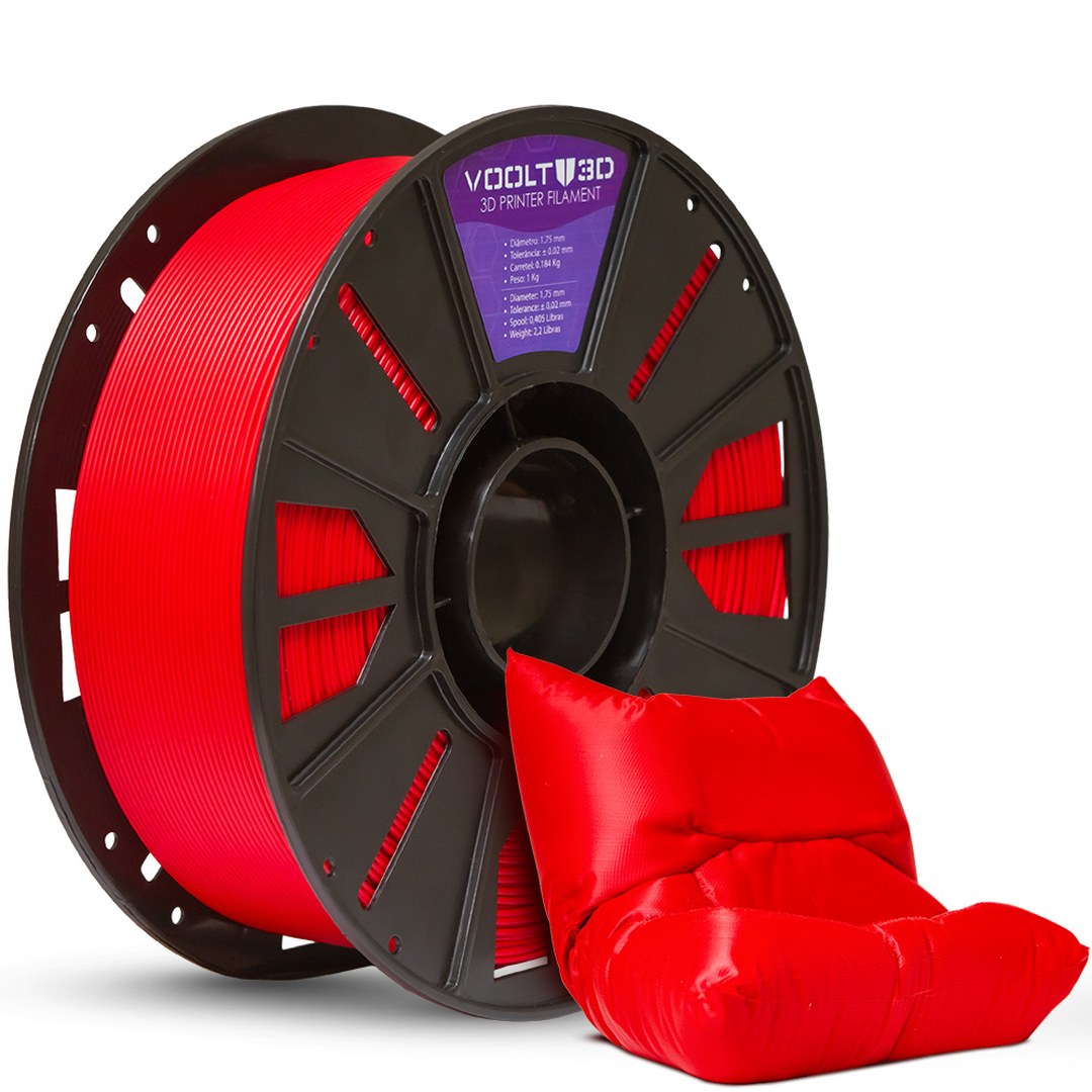 Voolt - PLA - Básico - Vermelho