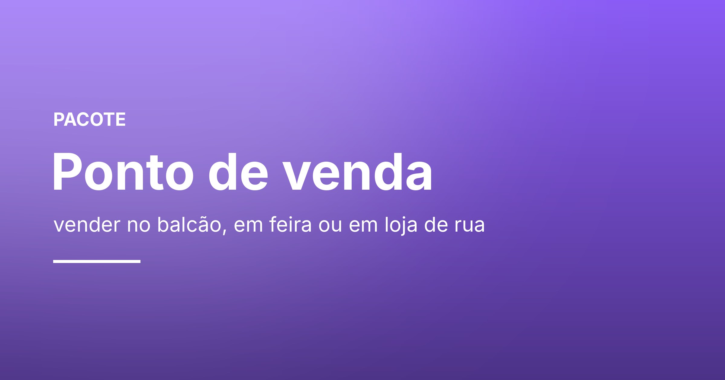 Ponto de venda