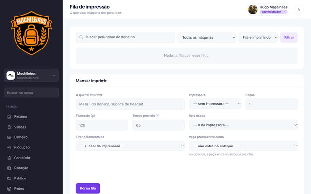 Fila de impressão